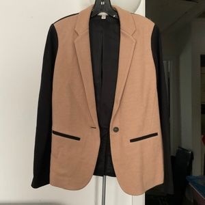J.Crew camel black blazer jacket, size 8